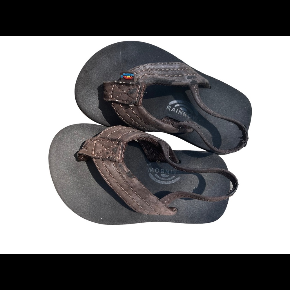 Rainbow Flip Flops